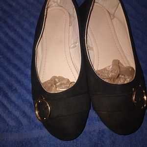 Anneliese Black ballet slide on